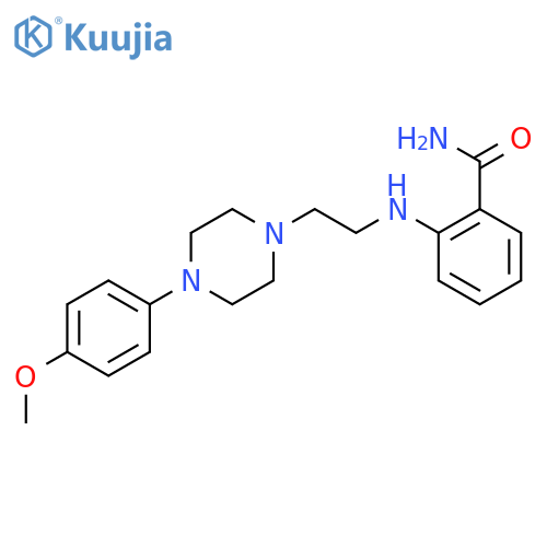 Benzamide,2-[[2-[4-(4-methoxyphenyl)-1-piperazinyl]ethyl]amino]- structure