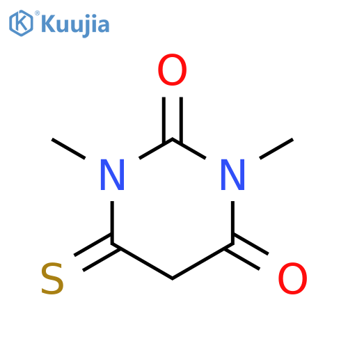 2,4(1H,3H)-Pyrimidinedione,dihydro-1,3-dimethyl-6-thioxo- structure