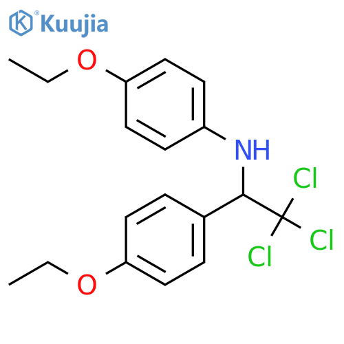 4-ethoxy-N-[2,2,2-trichloro-1-(4-ethoxyphenyl)ethyl]aniline structure