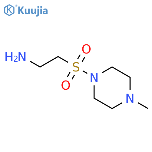 2-(4-Methyl-piperazine-1-sulfonyl)-ethylamine structure