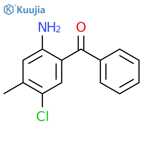 (2-Amino-5-chloro-4-methylphenyl)(phenyl)methanone structure
