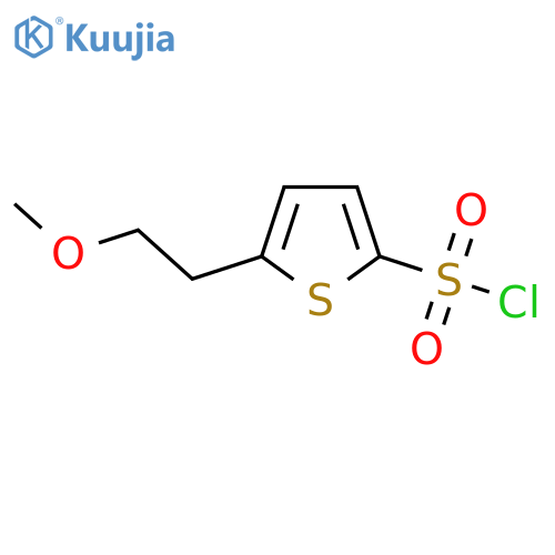 5-(2-Methoxyethyl)thiophene-2-sulfonyl chloride structure