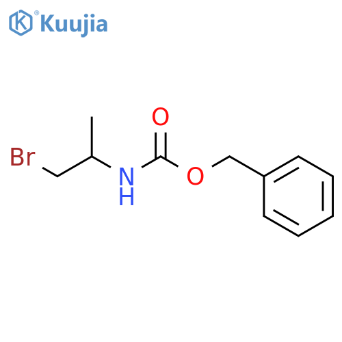 benzyl N-(1-bromopropan-2-yl)carbamate structure
