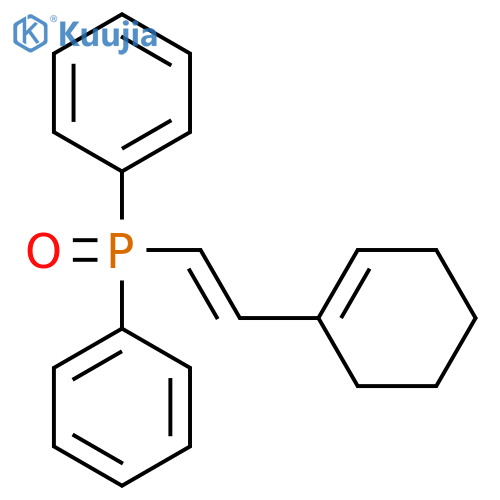 Phosphine oxide, [(1E)-2-(1-cyclohexen-1-yl)ethenyl]diphenyl- structure