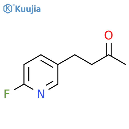 4-(6-fluoropyridin-3-yl)butan-2-one structure