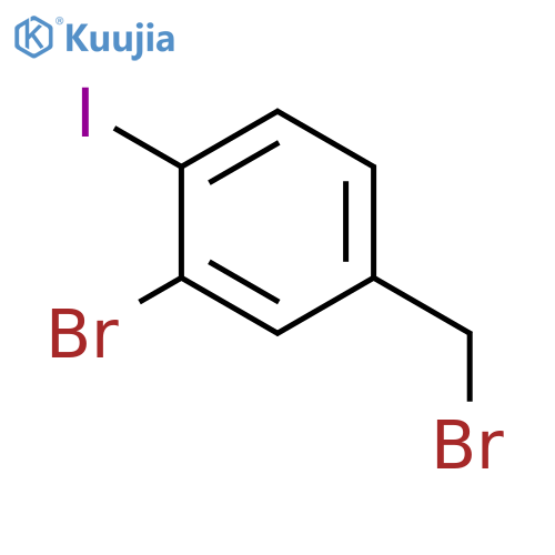 2-bromo-4-(bromomethyl)-1-iodobenzene structure