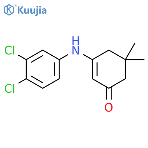 3-(3,4-Dichlorophenyl)amino-5,5-dimethylcyclohex-2-en-1-one structure
