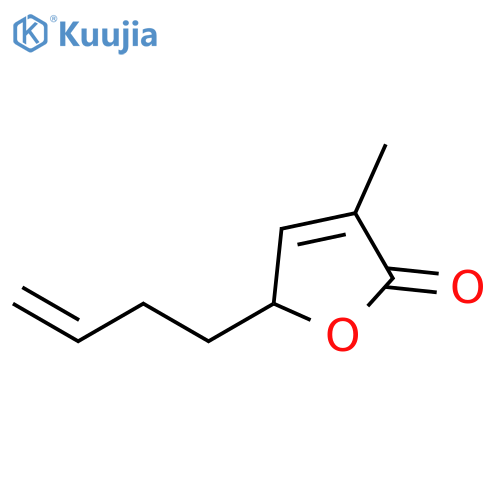 2(5H)-Furanone, 5-(3-butenyl)-3-methyl- structure