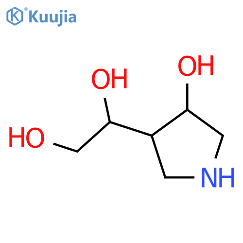 1,2-Ethanediol,1-[(3S,4R)-4-hydroxy-3-pyrrolidinyl]-, (1S)- structure