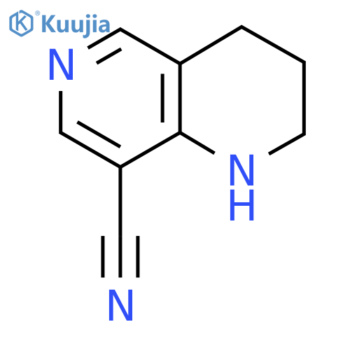 1,2,3,4-Tetrahydro-1,6-naphthyridine-8-carbonitrile structure