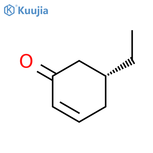 2-Cyclohexen-1-one, 5-ethyl-, (5R)- structure