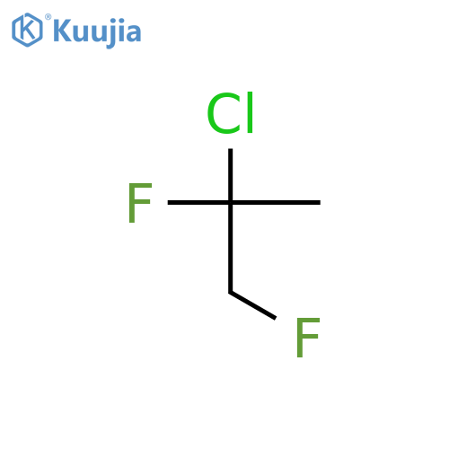 PROPANE, 2-CHLORO-1,2-DIFLUORO- structure