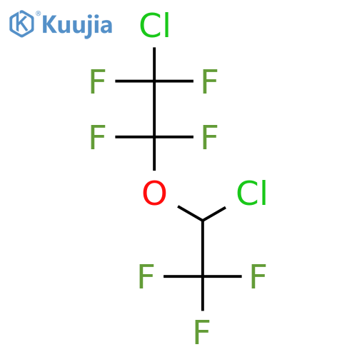 Ethane, 1-chloro-2-(1-chloro-2,2,2-trifluoroethoxy)-1,1,2,2-tetrafluoro- structure