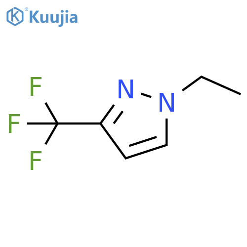 1-Ethyl-3-(trifluoromethyl)pyrazole structure