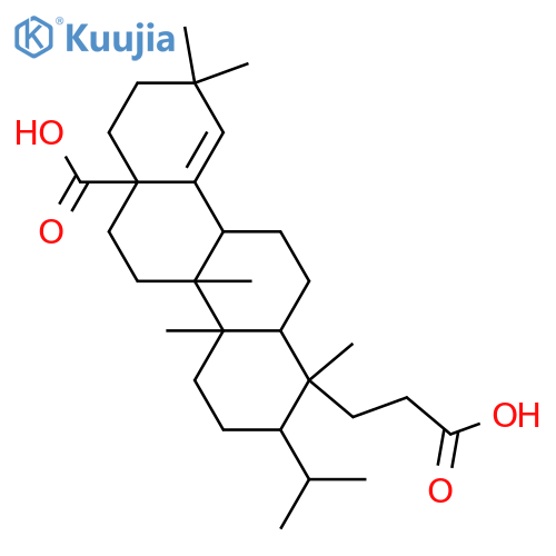 3,4-Seco-18-oleanene-3,28-dioic acid structure