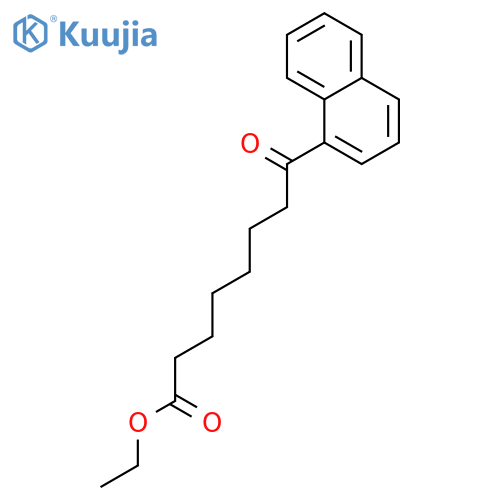 Ethyl 8-(1-naphthyl)-8-oxooctanoate structure