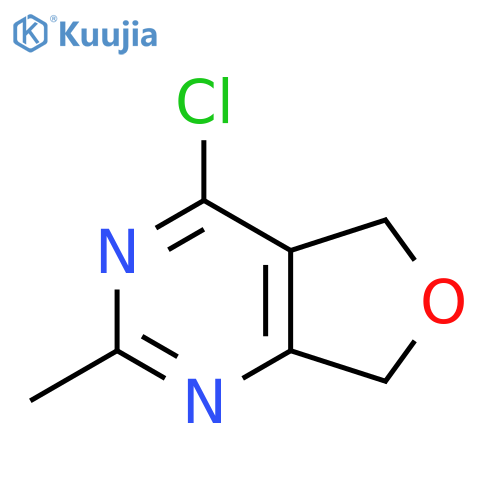 4-Chloro-5,7-dihydro-2-methylfuro[3,4-D]pyrimidine structure
