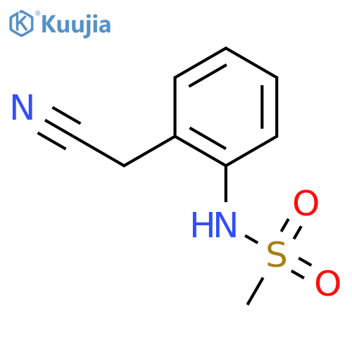 2-(Methylsulfonamido)phenylacetonitrile structure