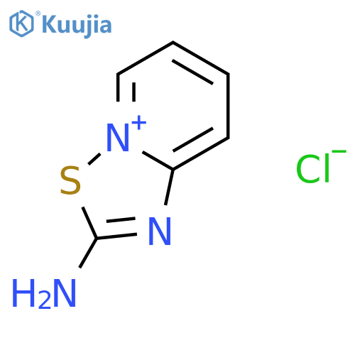 2-amino-4lambda5-1,2,4thiadiazolo2,3-apyridin-4-ylium chloride structure