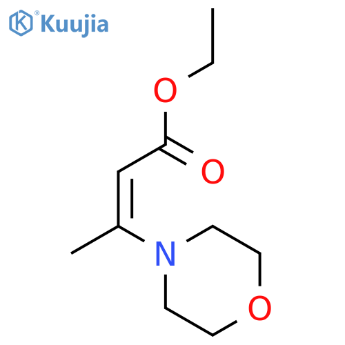 ethyl 3-morpholinobut-2-enoate structure