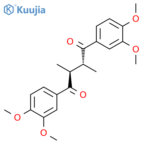 1,4-Butanedione, 1,4-bis(3,4-dimethoxyphenyl)-2,3-dimethyl-, (R*,S*)- structure
