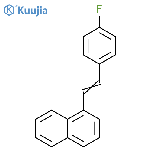 1-[2-(4-fluorophenyl)ethenyl]naphthalene structure
