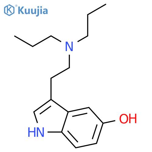 1H-Indol-5-ol,3-[2-(dipropylamino)ethyl]- structure
