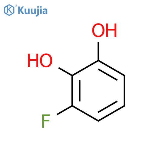 3-fluorobenzene-1,2-diol structure