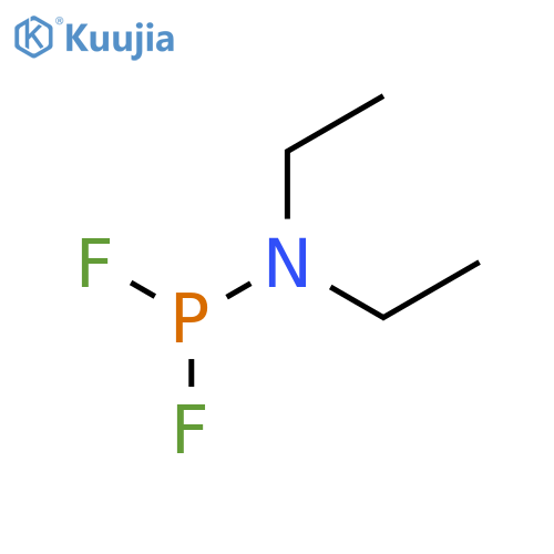 phosphoramidous difluoride, diethyl- structure