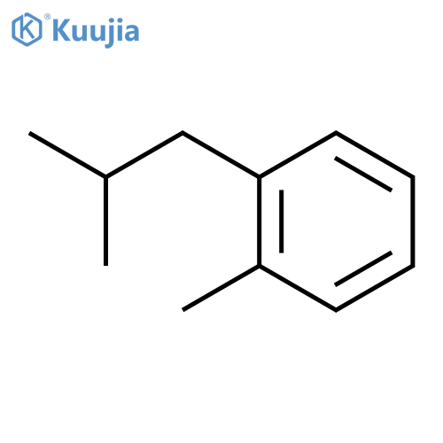 Benzene,1-methyl-2-(2-methylpropyl)- structure