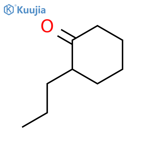 Cyclohexanone, 2-propyl-, (2R)- structure