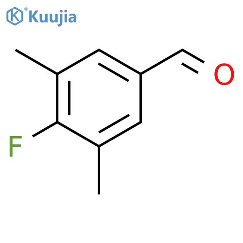 4-fluoro-3,5-dimethylbenzaldehyde structure