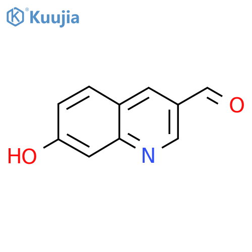 7-Hydroxyquinoline-3-carbaldehyde structure