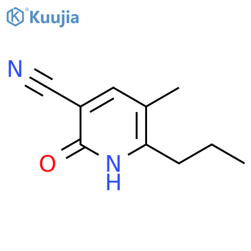 5-Methyl-2-oxo-6-propyl-1,2-dihydro-pyridine-3-carbonitrile structure
