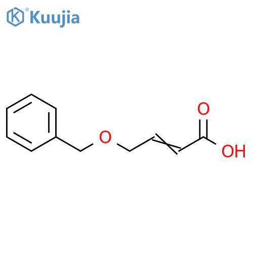 4-(benzyloxy)but-2-enoic acid structure
