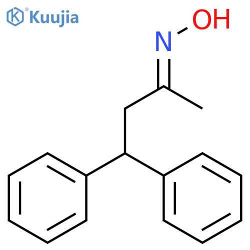 2-Butanone, 4,4-diphenyl-, oxime structure