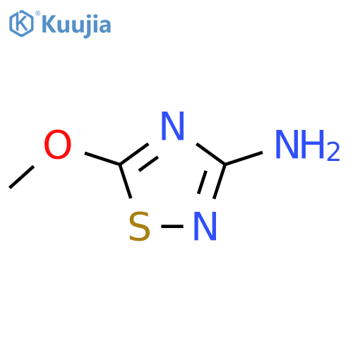 1,2,4-Thiadiazol-3-amine,5-methoxy- structure