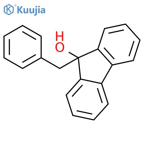 9H-Fluoren-9-ol, 9-(phenylmethyl)- structure