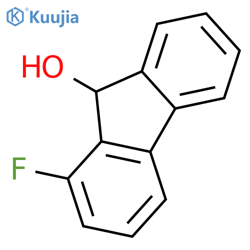 9H-Fluoren-9-ol,1-fluoro- structure