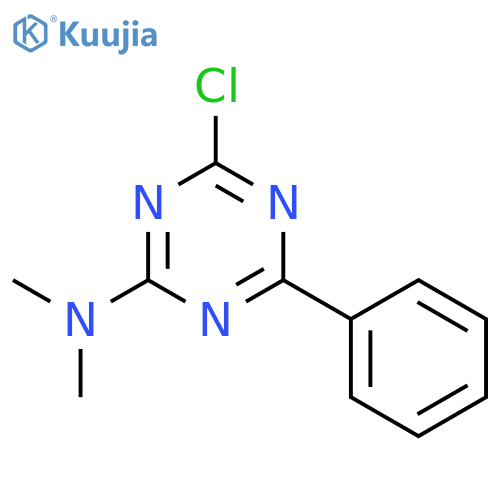 4-Chloro-N,N-dimethyl-6-phenyl-1,3,5-triazin-2-amine structure
