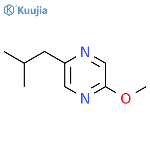 2-methoxy-5-(2-methylpropyl)pyrazine structure