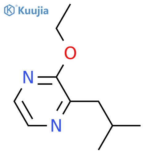 Pyrazine, 2-ethoxy-3-(2-methylpropyl)- structure