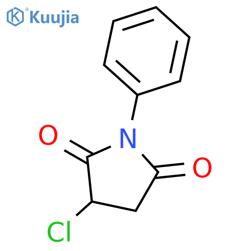 3-chloro-1-phenyl-2,5-Pyrrolidinedione structure