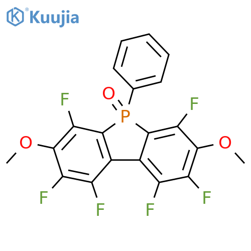 5H-Dibenzophosphole, 1,2,4,6,8,9-hexafluoro-3,7-dimethoxy-5-phenyl-, 5-oxide structure