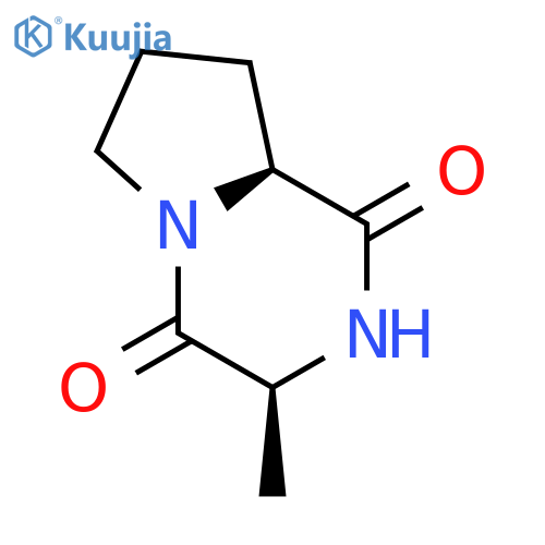 Pyrrolo[1,2-a]pyrazine-1,4-dione,hexahydro-3-methyl-, (3S,8aS)- structure
