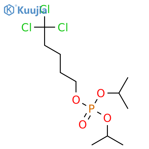 dipropan-2-yl 5,5,5-trichloropentyl phosphate structure