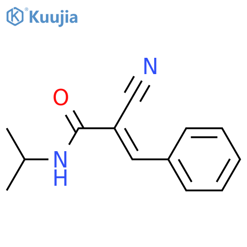 2-cyano-3-phenyl-N-(propan-2-yl)prop-2-enamide structure