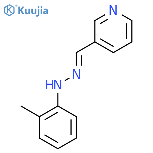 3-{2-(2-methylphenyl)hydrazin-1-ylidenemethyl}pyridine structure