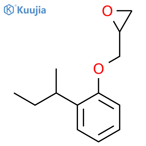 Oxirane, [[2-(1-methylpropyl)phenoxy]methyl]- structure