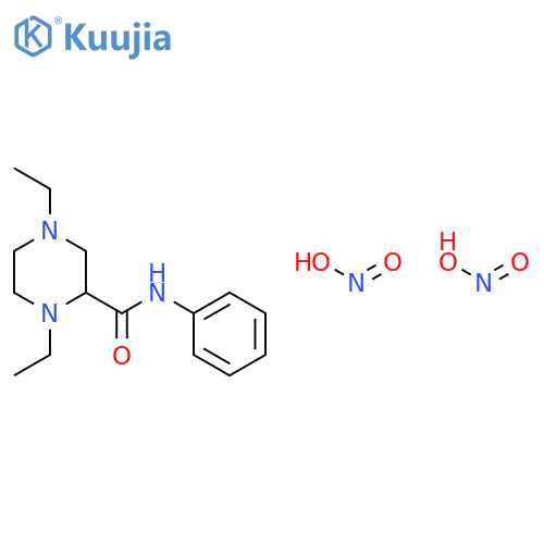 1,4-diethyl-N-phenylpiperazine-2-carboxamide ntrite (1:2) structure